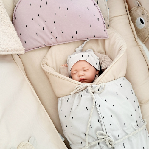 Podkategória bavlnených zavinovačiek na šnurovanie a viazanie s celoročnou výplňou od značky Denalya